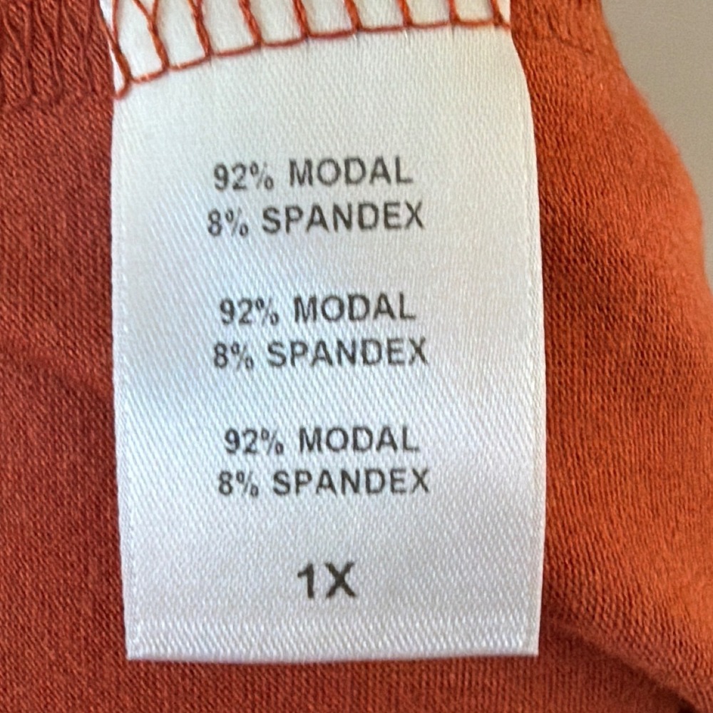Rachel Pally White Label Nadine Wrap Dress Paprika Orange 1X New Tiered Ruffle - Picture 6 of 9